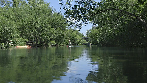 Austin Texas River with Trees by Calibrate Films